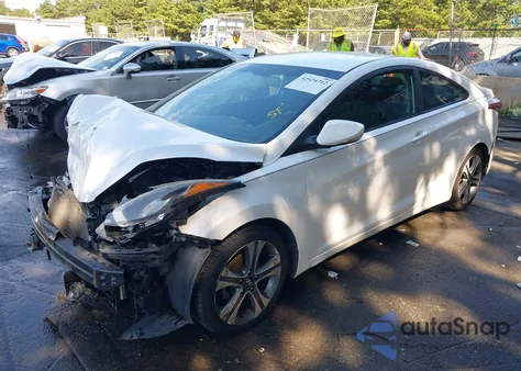 2014 Hyundai Elantra z USA, uszkodzony, nr VIN KMHDH6AH3EU025018